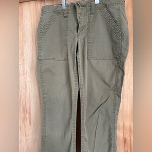 Jcrew Green pant 6 women’s cotton